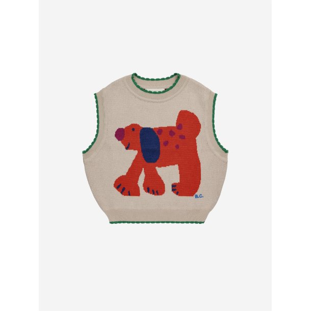 Bobo Choses Fairy Dog Jacquard Knitted Vest